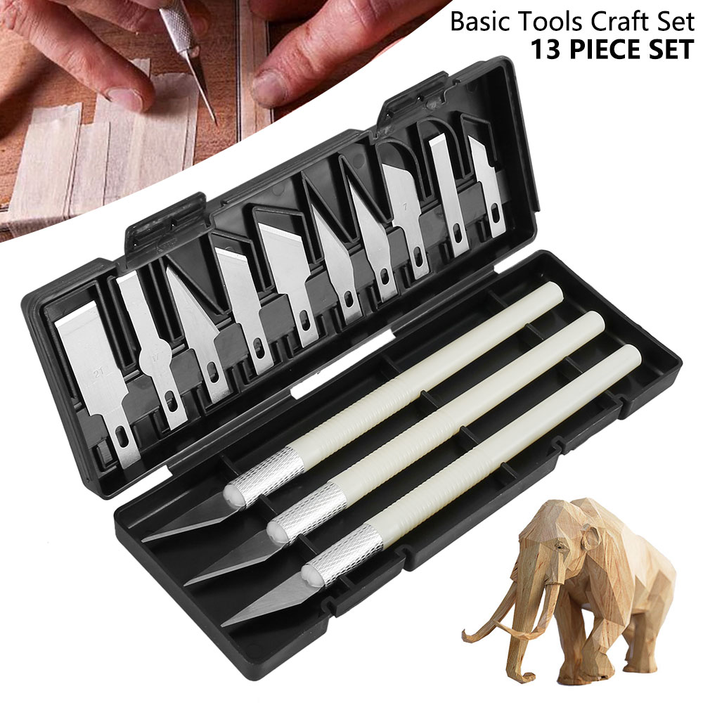 THREN 13Pcs Precision Art Craft Knife Set Is Suitable For Professional  Beginners To Engrave 
